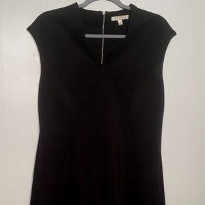 Spense Women’s Black V-Neck Sleeveless Zipper Back Dress Size 12